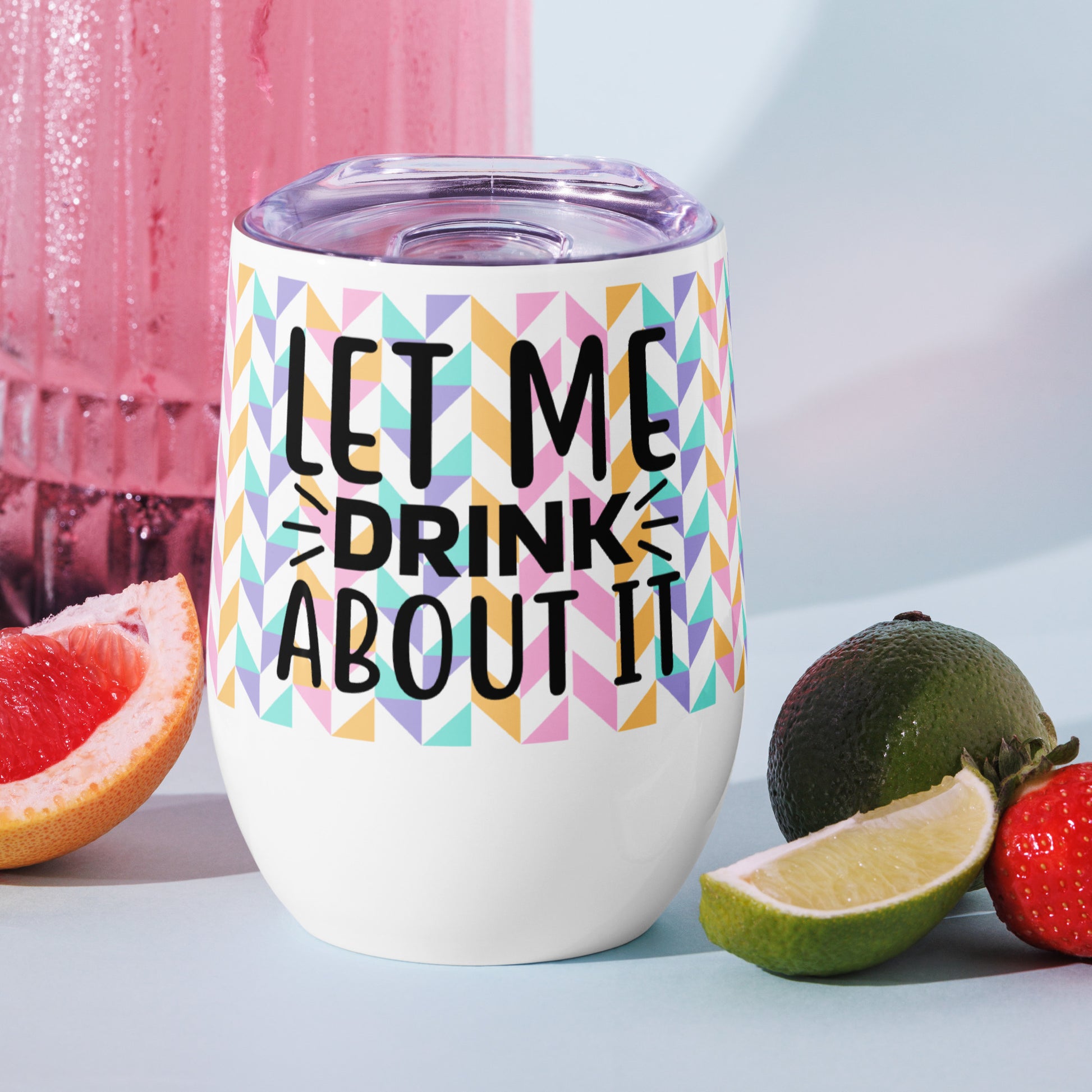 Drink About It Wine Tumbler - GetGifts