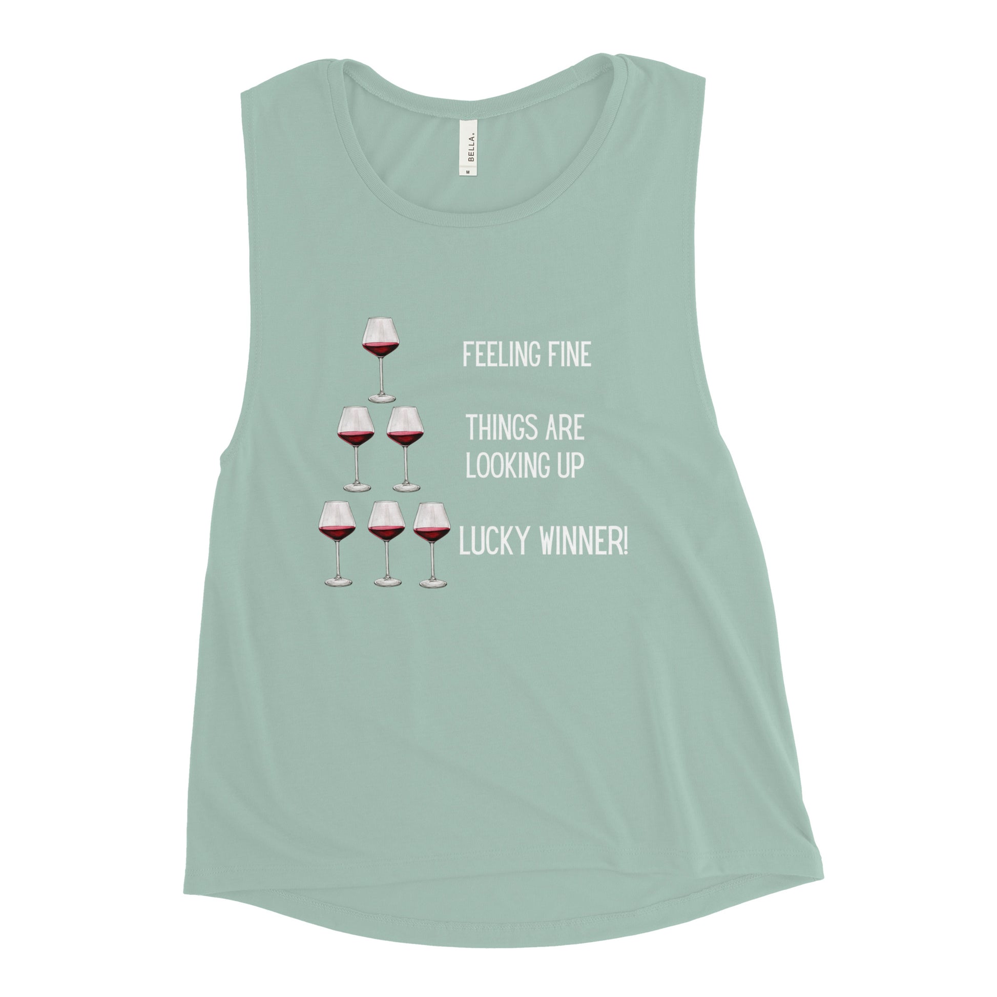 Wine Lucky Winner Tank - GetGifts